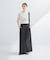 『2サイズ展開』リネン混ロングスカート