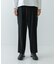 new basic ウールツイルワイドスラックス