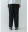 new basic ウールツイルワイドスラックス