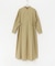 ハイネックサイドベルトシャツワンピース