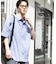 『ユニセックス』リラックスフィットレギュラーカラーショートスリーブシャツ