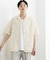 フリンジジャガードショートスリーブシャツ
