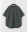 ナイロンレギュラーカラールーズショートスリーブシャツ