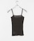 ラミー混リブシアーキャミソール
