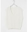 リネンコットンVネックニットベスト