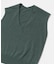 リネンコットンVネックニットベスト
