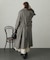 ウールライク2WAYステンカラーロングコート