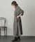 ウールライク2WAYステンカラーロングコート