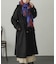 ウールライク2WAYステンカラーロングコート