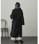 ウールライク2WAYステンカラーロングコート