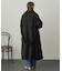 ウールライク2WAYステンカラーロングコート