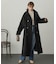 ウールライク2WAYステンカラーロングコート