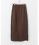 サテンキリカエラインスカート