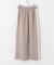 サテンキリカエラインスカート