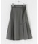 プリーツミディスカート
