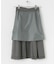 プリーツミディスカート