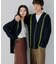 『ユニセックス』ブランケットステッチカーディガン