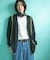 『ユニセックス』ブランケットステッチカーディガン
