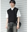 アゼアミクロップドニットベスト