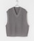 アゼアミクロップドニットベスト
