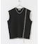 ブランケットステッチVネックベスト