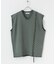 ブランケットステッチVネックベスト