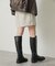 トラックソールロングブーツ