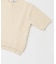 le　TEXTURED KNIT SHORT-SLEEVE