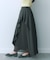 シアープリーツレイヤードスカート