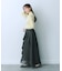 シアープリーツレイヤードスカート