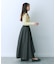シアープリーツレイヤードスカート