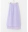 シアープリーツレイヤードスカート