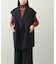 『一部別注カラー』YENN　DOUBLE FACE VEST JACKET