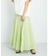 エアリーコットンボイルフレアスカート