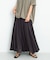 エアリーコットンボイルフレアスカート