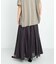 エアリーコットンボイルフレアスカート