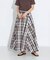 マルチチェックカラースカート