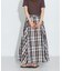 マルチチェックカラースカート