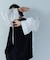 CHIGNON　シャーリングデザインブラウス