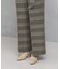 チェックベルトパンツ