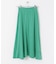 パネルラインサテンフレアスカート