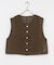 new basic　オーガンジードットピンタックベスト