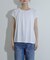 クールタッチフレンチスリーブタックブラウスTシャツ