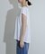 クールタッチフレンチスリーブタックブラウスTシャツ