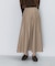 バックジップフレアスカート