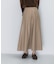 バックジップフレアスカート