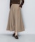 バックジップフレアスカート