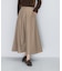 バックジップフレアスカート