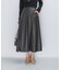 バックジップフレアスカート