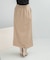 『UR TECH』後ゴムスリットストレートスカート